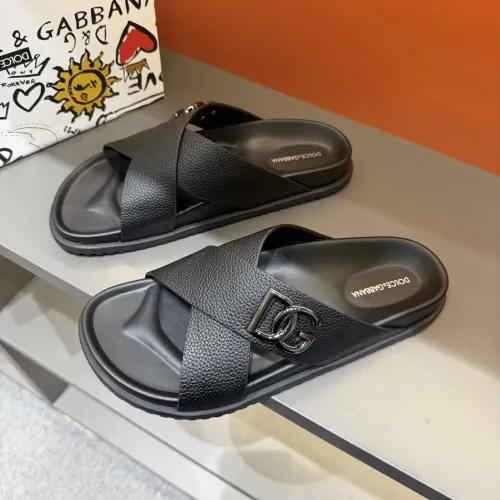Wholesale Dolce &amp; Gabbana D&amp;G Slippers For Men #1434904 $52.00 USD, Wholesale Quality Replica Dolce &amp; Gabbana D&amp;G Slippers