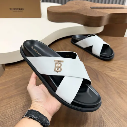 Replica Burberry Slippers For Men #1434912 $85.00 USD for Wholesale