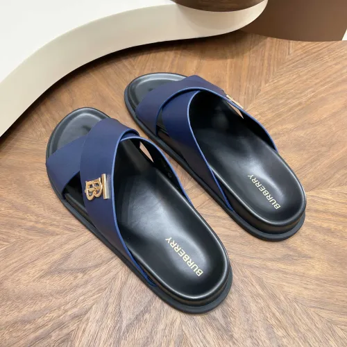 Replica Burberry Slippers For Men #1434921 $85.00 USD for Wholesale