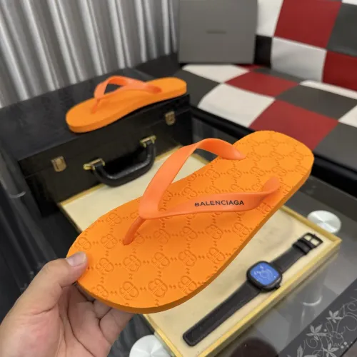 Wholesale Balenciaga Slippers For Men #1435002 $45.00 USD, Wholesale Quality Replica Balenciaga Slippers