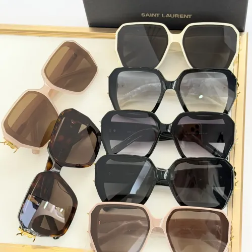 Replica Yves Saint Laurent YSL AAA Quality Sunglasses #1435038 $60.00 USD for Wholesale