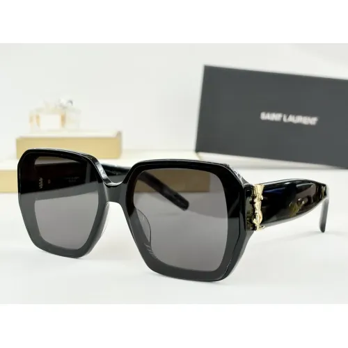 Wholesale Yves Saint Laurent YSL AAA Quality Sunglasses #1435039 $60.00 USD, Wholesale Quality Replica Yves Saint Laurent YSL AAA Quality Sunglasses