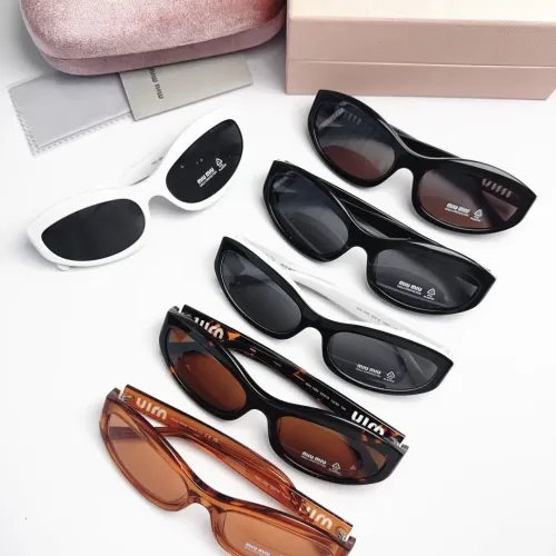 Replica MIU MIU AAA Quality Sunglasses #1435057 $48.00 USD for Wholesale