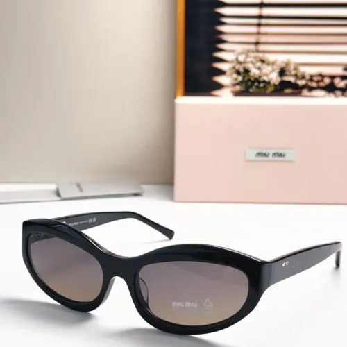 Wholesale MIU MIU AAA Quality Sunglasses #1435061 $48.00 USD, Wholesale Quality Replica MIU MIU AAA Sunglasses