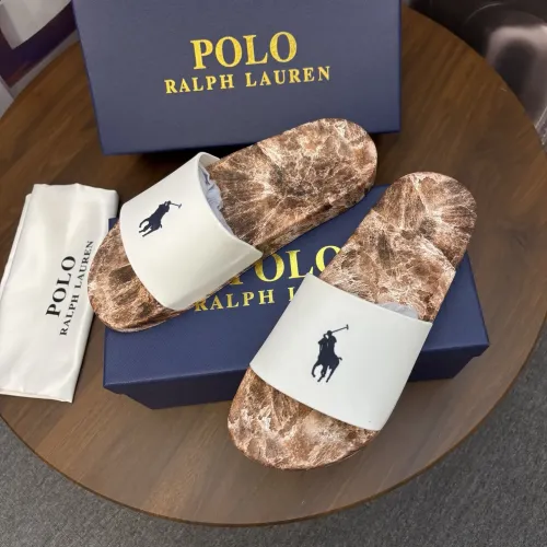 Replica Ralph Lauren Polo Slippers For Men #1435063 $45.00 USD for Wholesale