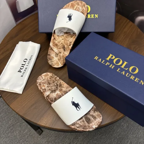 Replica Ralph Lauren Polo Slippers For Men #1435063 $45.00 USD for Wholesale
