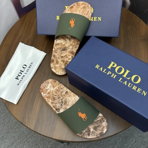Replica Ralph Lauren Polo Slippers For Men #1435065 $45.00 USD for Wholesale