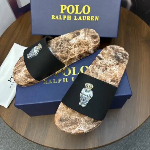 Replica Ralph Lauren Polo Slippers For Men #1435066 $45.00 USD for Wholesale