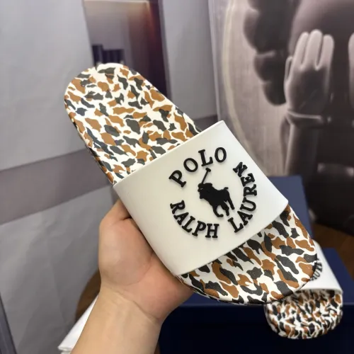 Replica Ralph Lauren Polo Slippers For Men #1435073 $45.00 USD for Wholesale