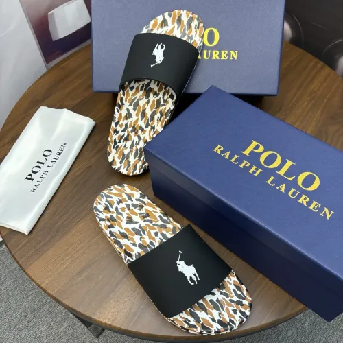 Replica Ralph Lauren Polo Slippers For Men #1435076 $45.00 USD for Wholesale