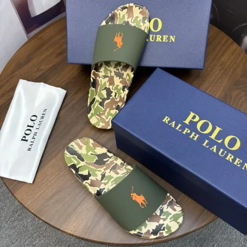 Replica Ralph Lauren Polo Slippers For Men #1435086 $45.00 USD for Wholesale