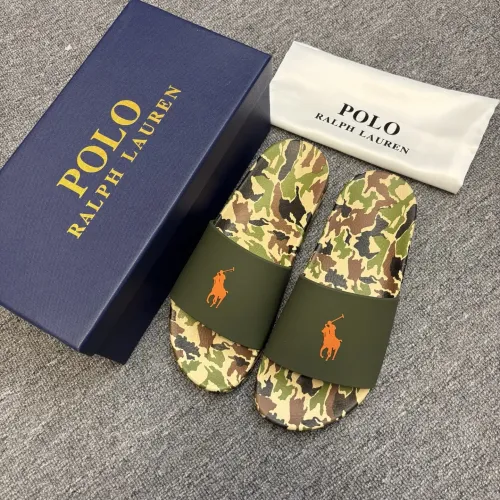 Replica Ralph Lauren Polo Slippers For Men #1435086 $45.00 USD for Wholesale