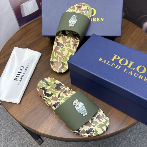 Replica Ralph Lauren Polo Slippers For Men #1435090 $45.00 USD for Wholesale