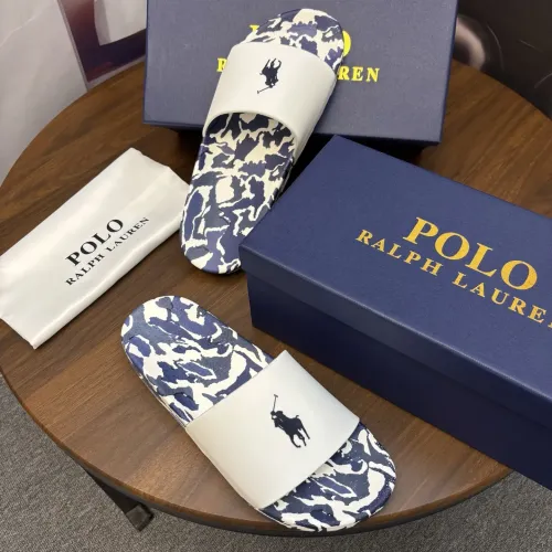Replica Ralph Lauren Polo Slippers For Men #1435101 $45.00 USD for Wholesale