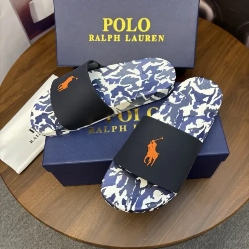 Replica Ralph Lauren Polo Slippers For Men #1435102 $45.00 USD for Wholesale