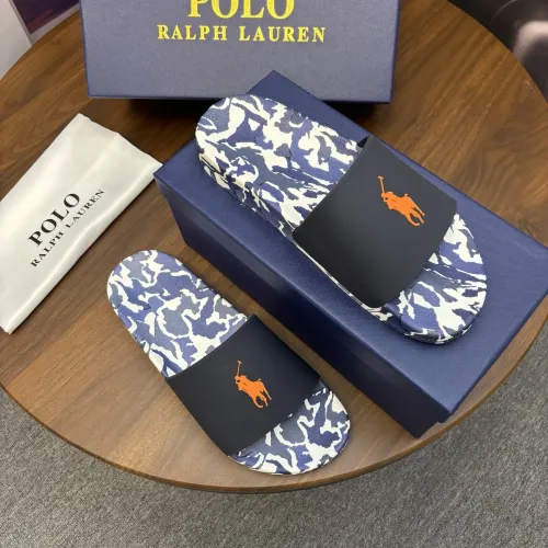 Replica Ralph Lauren Polo Slippers For Men #1435102 $45.00 USD for Wholesale