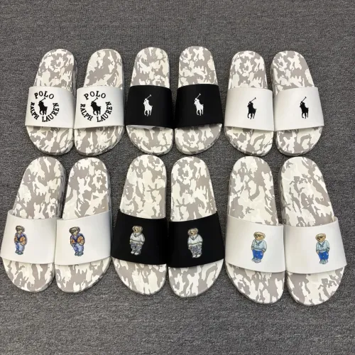 Replica Ralph Lauren Polo Slippers For Men #1435116 $45.00 USD for Wholesale