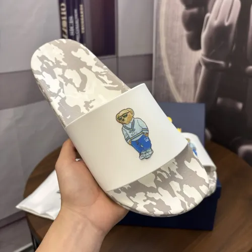 Replica Ralph Lauren Polo Slippers For Men #1435124 $45.00 USD for Wholesale