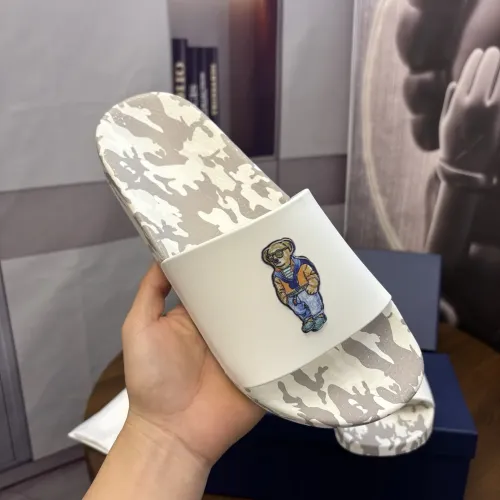 Replica Ralph Lauren Polo Slippers For Men #1435126 $45.00 USD for Wholesale