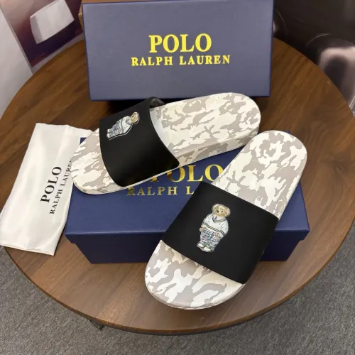 Replica Ralph Lauren Polo Slippers For Men #1435127 $45.00 USD for Wholesale