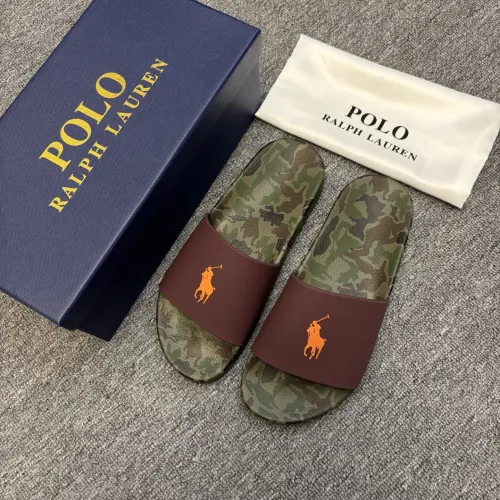Replica Ralph Lauren Polo Slippers For Men #1435128 $45.00 USD for Wholesale