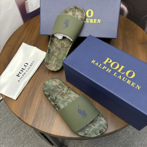 Replica Ralph Lauren Polo Slippers For Men #1435130 $45.00 USD for Wholesale