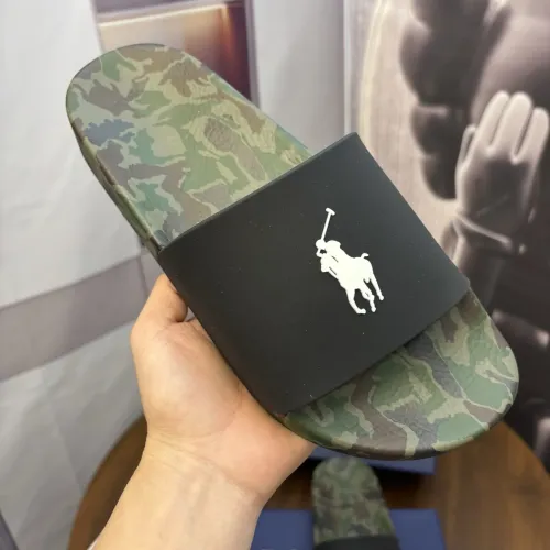 Replica Ralph Lauren Polo Slippers For Men #1435131 $45.00 USD for Wholesale