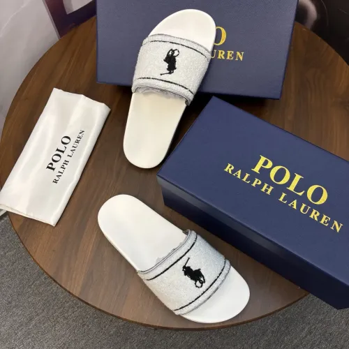 Replica Ralph Lauren Polo Slippers For Men #1435132 $45.00 USD for Wholesale
