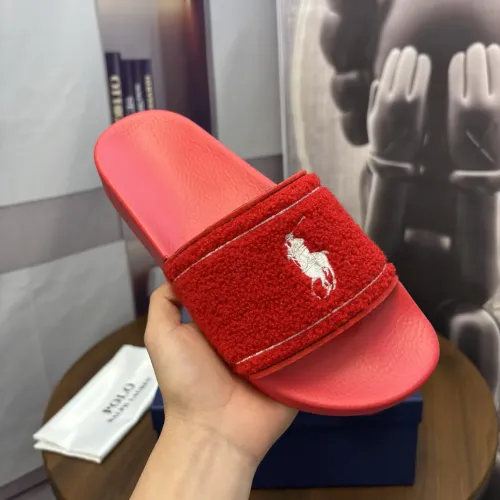 Replica Ralph Lauren Polo Slippers For Men #1435133 $45.00 USD for Wholesale