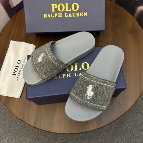 Replica Ralph Lauren Polo Slippers For Men #1435134 $45.00 USD for Wholesale