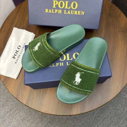 Replica Ralph Lauren Polo Slippers For Men #1435135 $45.00 USD for Wholesale