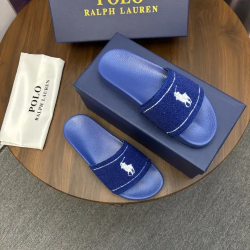 Replica Ralph Lauren Polo Slippers For Men #1435136 $45.00 USD for Wholesale