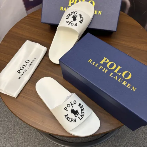Replica Ralph Lauren Polo Slippers For Men #1435139 $45.00 USD for Wholesale