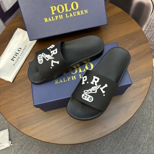 Replica Ralph Lauren Polo Slippers For Men #1435141 $45.00 USD for Wholesale