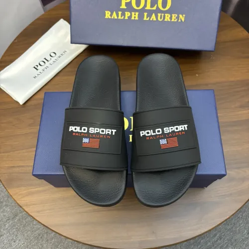Wholesale Ralph Lauren Polo Slippers For Men #1435142 $45.00 USD, Wholesale Quality Replica Ralph Lauren Polo Slippers