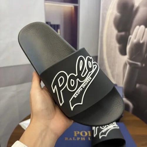 Replica Ralph Lauren Polo Slippers For Men #1435143 $45.00 USD for Wholesale