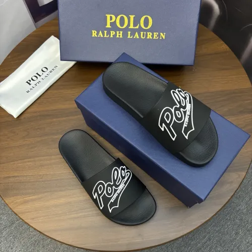 Replica Ralph Lauren Polo Slippers For Men #1435143 $45.00 USD for Wholesale