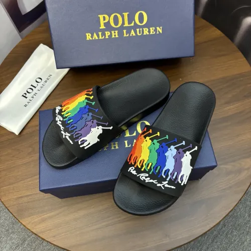 Replica Ralph Lauren Polo Slippers For Men #1435144 $45.00 USD for Wholesale