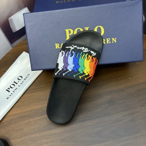 Replica Ralph Lauren Polo Slippers For Men #1435144 $45.00 USD for Wholesale