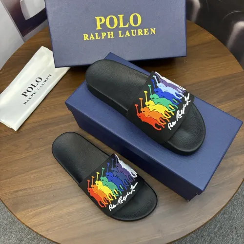Replica Ralph Lauren Polo Slippers For Men #1435144 $45.00 USD for Wholesale