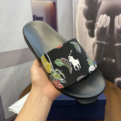 Replica Ralph Lauren Polo Slippers For Men #1435148 $45.00 USD for Wholesale