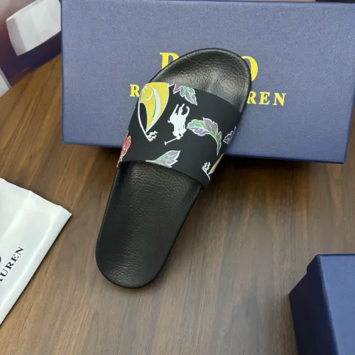 Replica Ralph Lauren Polo Slippers For Men #1435148 $45.00 USD for Wholesale