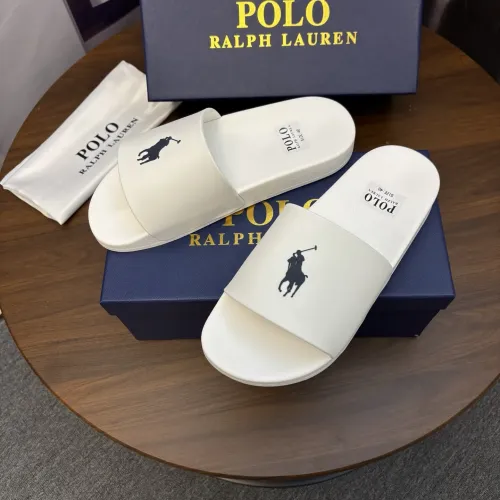 Replica Ralph Lauren Polo Slippers For Men #1435149 $45.00 USD for Wholesale