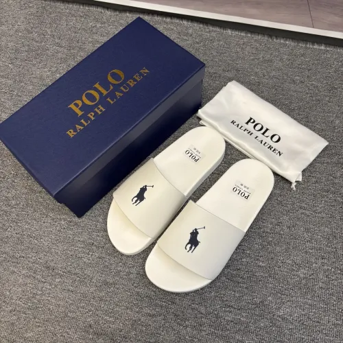 Replica Ralph Lauren Polo Slippers For Men #1435149 $45.00 USD for Wholesale