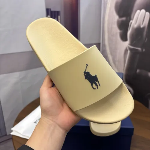 Replica Ralph Lauren Polo Slippers For Men #1435150 $45.00 USD for Wholesale