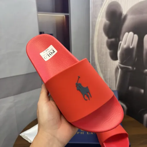 Replica Ralph Lauren Polo Slippers For Men #1435180 $45.00 USD for Wholesale