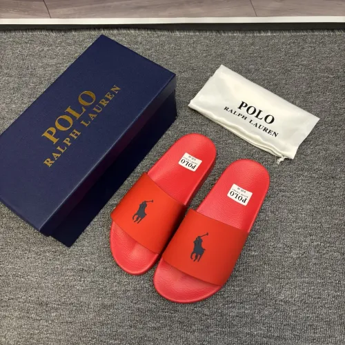 Replica Ralph Lauren Polo Slippers For Men #1435180 $45.00 USD for Wholesale