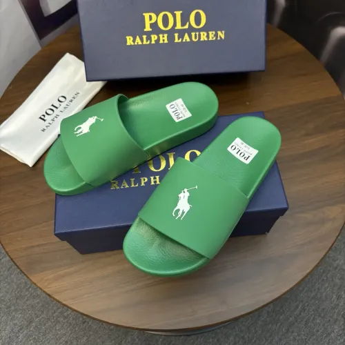 Replica Ralph Lauren Polo Slippers For Men #1435182 $45.00 USD for Wholesale