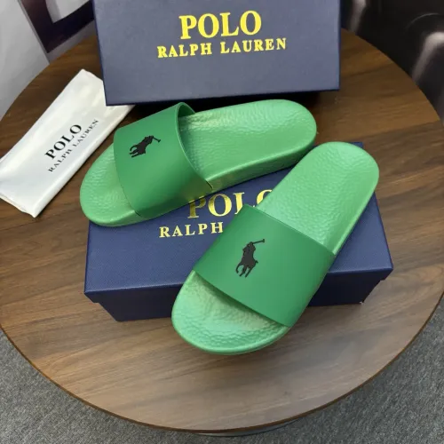 Replica Ralph Lauren Polo Slippers For Men #1435183 $45.00 USD for Wholesale
