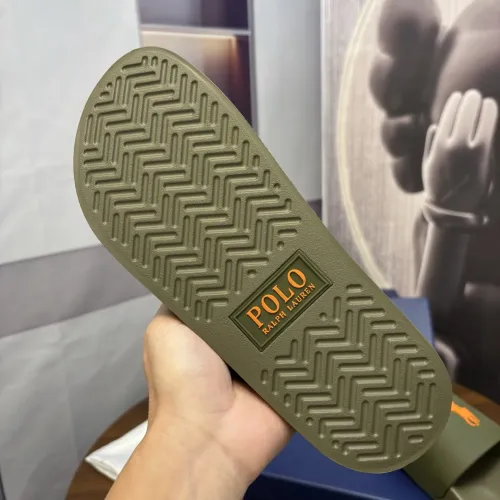 Replica Ralph Lauren Polo Slippers For Men #1435184 $45.00 USD for Wholesale